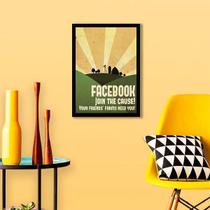 Quadro Decorativo Facebook Join The Cause! Quadro Decorativo Facebook Join The Cause!