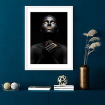 Quadro Decorativo Faces Kalifa Inclui Moldura 60x45