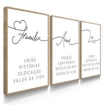 Quadro Decorativo Família Amor Com Moldura Quadro Decorativo Família Amor Com Moldura