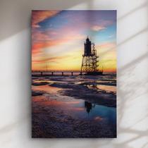 Quadro Decorativo Farol Na Praia Quadro Decorativo Farol Na Praia
