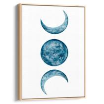 Quadro decorativo Fases da Lua Abstrato - Art Canvas