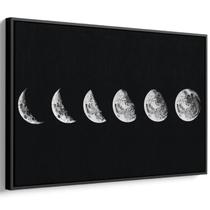 Quadro decorativo Fases da Lua Ascendente Pintura - Art Canvas