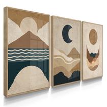 Quadro Decorativo Fases Ewscandinavo Com Moldura Quadro Decorativo Fases Ewscandinavo Com Moldura
