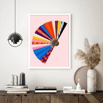 Quadro Decorativo Fashion Leque - 70x50cm Quadro Decorativo Fashion Leque - 70x50cm