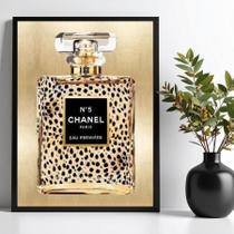 Quadro Decorativo Fashion Perfume Oncinha 33x24cm Quadro Decorativo Fashion Perfume Oncinha 33x24cm