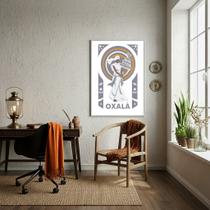 Quadro Decorativo Figura Orixá Oxalá - 70x50cm Quadro Decorativo Figura Orixá Oxalá - 70x50cm