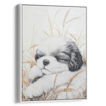 Quadro decorativo Filhote de Shih Tzu - Art Canvas