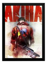 Quadro Decorativo Filme Akira Anime Manga Poster Moldurado