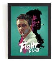 Quadro Decorativo Filme Fight Clube Da Luta Moldura 42x29cm Quadro Decorativo Filme Fight Clube Da Luta Moldura 42x29cm
