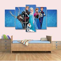 Quadro Decorativo Filme Frozen x 130x63 em tecido