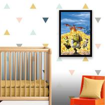 Quadro Decorativo Filme Shrek 45x34cm Quadro Decorativo Filme Shrek 45x34cm