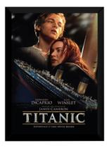 Quadro Decorativo Filme Titanic Poster Com Moldura
