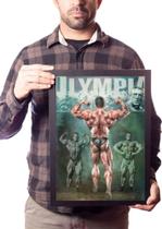 Quadro Decorativo Fisiculturista Dorian Yates Academia Arte Quadro Decorativo Fisiculturista Dorian Yates Academia Arte