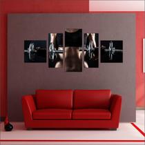 Quadro Decorativo Fitness Academias Decorar 5 Peças TT8