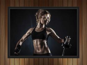 Quadro Decorativo Fitness Academias Pilates Decorações Com Moldura Quadro Decorativo Fitness Academias Pilates Decorações Com Moldura