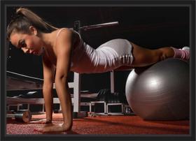 Quadro Decorativo Fitness Academias Pilates Decorações Com Moldura Quadro Decorativo Fitness Academias Pilates Decorações Com Moldura