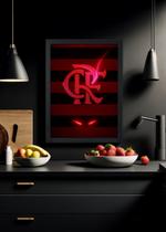 Quadro Decorativo Flamengo mengao sombrio - Com Vidro Tamanho:21cm x 30cm (A4) Quadro Decorativo Flamengo mengao sombrio - Com Vidro Tamanho:21cm x 30cm (A4)