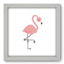 Quadro Decorativo - Flamingo - 22cm x 22cm - 142qdbb Quadro Decorativo - Flamingo - 22cm x 22cm - 142qdbb