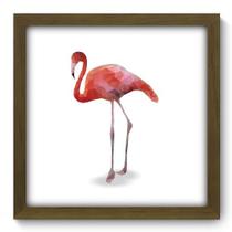 Quadro Decorativo - Flamingo - 33cm x 33cm - 145qdsm Quadro Decorativo - Flamingo - 33cm x 33cm - 145qdsm