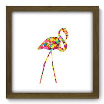 Quadro Decorativo - Flamingo - 33cm x 33cm - 258qdsm