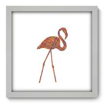 Quadro Decorativo - Flamingo - 33cm x 33cm - 260qdsb Quadro Decorativo - Flamingo - 33cm x 33cm - 260qdsb