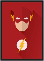 Quadro Decorativo Flash Super Heróis Geek Decorações Com Moldura G04 - Vital Quadros