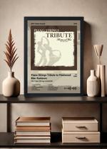 Quadro Decorativo Fleetwood Mac Rumours (Cover) Com Vidro Tamanho:21cm x 30cm (A4)