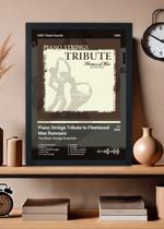 Quadro Decorativo Fleetwood Mac Rumours (Dark) Com Vidro Tamanho:21cm x 30cm (A4)