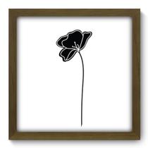 Quadro Decorativo - Flor - 33cm x 33cm - 034qdfm