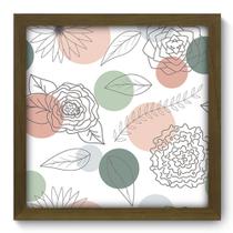 Quadro Decorativo - Flor - 33cm x 33cm - 133qdfm