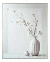 Quadro Decorativo Flor Algodão 50x40 Moldura Quarto Copa Mdf Quadro Decorativo Flor Algodão 50x40 Moldura Quarto Copa Mdf