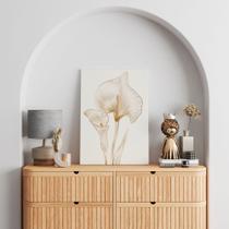 Quadro Decorativo Flor Copo de Leite Canvas 50x70 - Foto Paulista