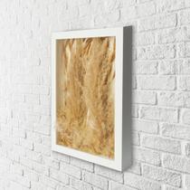 Quadro Decorativo Flor Desidratadas Pluminha + Pampas 21x30