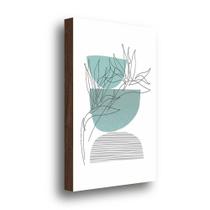 Quadro Decorativo Flor E Formato Orgânico 40x60cm Quadro Decorativo Flor E Formato Orgânico 40x60cm