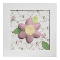 Quadro Decorativo Flor Quarto Bebê Infantil Menina