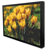 Quadro Decorativo Floral Flores Amarela em Moldura Caixa Quadro Decorativo Floral Flores Amarela em Moldura Caixa