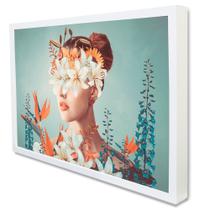 Quadro Decorativo Floral Forest Harmony em Moldura Caixa