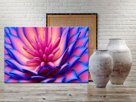 Quadro Decorativo Floral Neon Crysanthemum - 180X135 cm