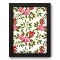 Quadro Decorativo - Flores - 19cm x 25cm - 042qdfp