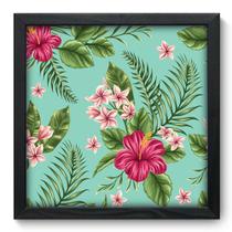 Quadro Decorativo - Flores - 33cm x 33cm - 136qdfp