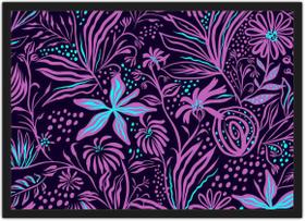 Quadro Decorativo Flores Abstrato Salas Decoração Quadro Decorativo Flores Abstrato Salas Decoração