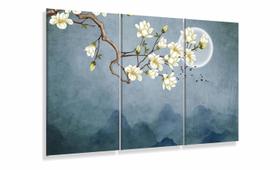 Quadro Decorativo Flores ao Luar 105x65