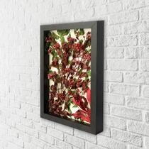 Quadro Decorativo Flores Desidratadas Chuvisco 21x30 op