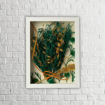 Quadro Decorativo Flores Desidratadas Pinterest Sala 21x30