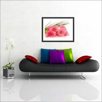 Quadro Decorativo Flores Rosa Salas Decorações Com Moldura Quadro Decorativo Flores Rosa Salas Decorações Com Moldura