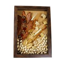 Quadro Decorativo Flores Secas Bougainville 21x30 Artesanal Quadro Decorativo Flores Secas Bougainville 21x30 Artesanal