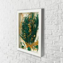 Quadro Decorativo Flores Secas Pinterest Sala 21x30