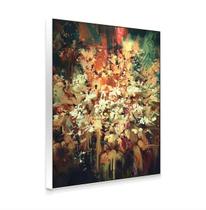 Quadro Decorativo Flores Tons Escuros perfeito para quem ama momentos e a arte. Ideal para salas, quartos e escritórios.