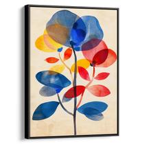 Quadro decorativo Flores Transcendentes em Harmonia Cromática - Art Canvas