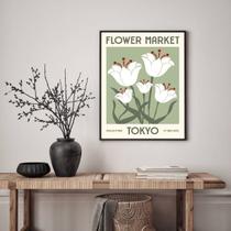 Quadro Decorativo Flower Market - Tokyo 33x24cm